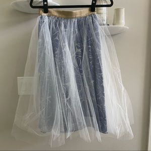 Alexandra Grecco for Anthropologie Capelli Tulle Skirt